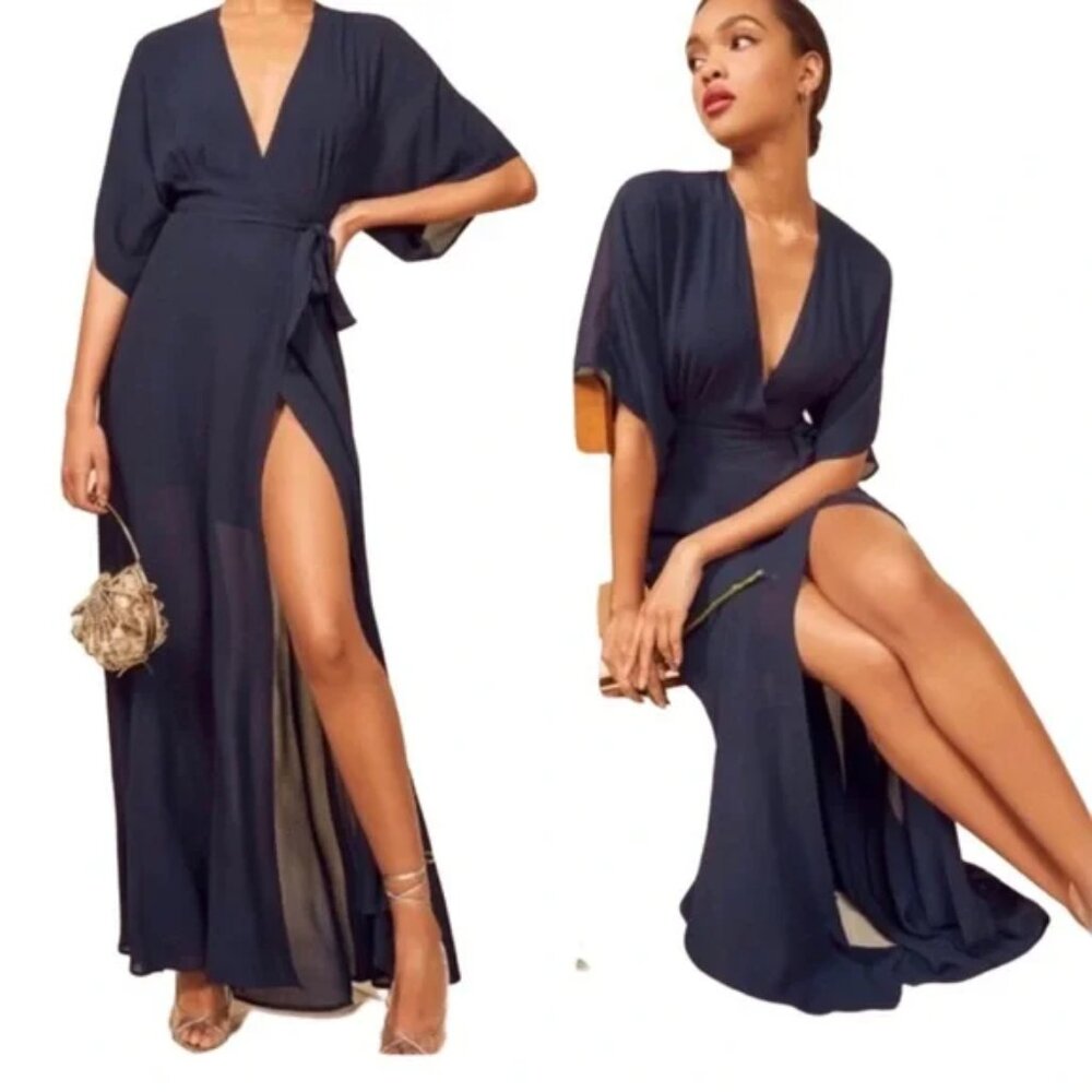 Reformation Winslow Wrap Dress